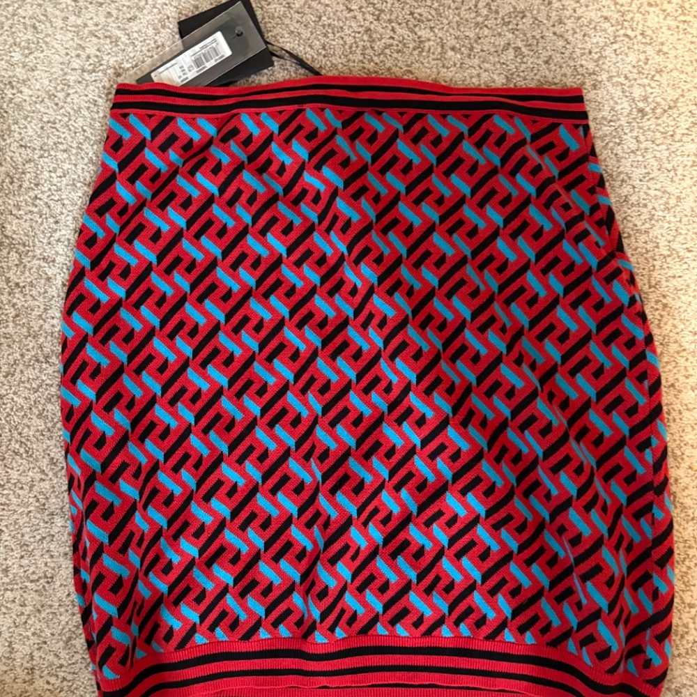 NWT Versace Knit Skirt Size 52 US 16 - Picture 2 of 2